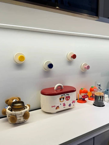 Rotating Vacuum Suction Wall Hook (Pack of 4)