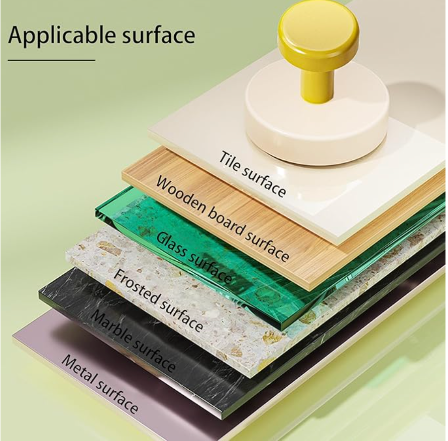 Rotating Vacuum Suction Wall Hook (Pack of 4)